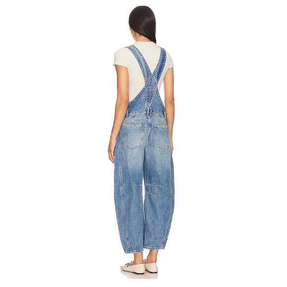 Free People Good Luck Barrel Overalls - Picture 7 of 7